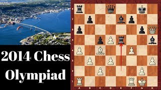 2014 Chess Olympiad Tromso, Norway - Round 5 - Top 19 Sacrifices and backfires!