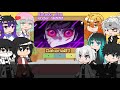 hashiras react to power levels 2 2 team tanjiro idioma del video español