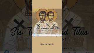 5 things about St. Timothy and Titus #saint #faith #shorts #tvmaria