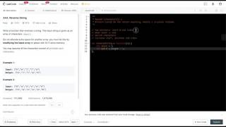 LeetCode #344 - Reverse String | JavaScript Easy Two-Pointers Solution