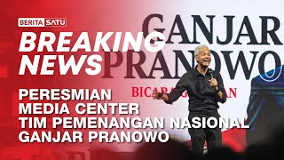 Breaking News | Arsjad Rasjid dan Parpol Pengusung Resmikan Media Center TPN Ganjar Pranowo