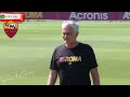 y passing drills by josé mourinho as roma