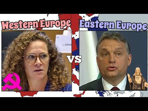 How does Eastern Europe differ from Western Europe in the 17th century?