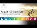 Climate and Water Outlook, August–October 2018