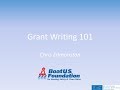 Webinar: Tips and Tricks for Successful Grant Writing