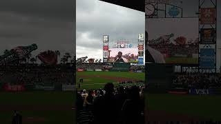 Star Spangled Banner at Oracle Park / San Francisco Giants 05.06.2023