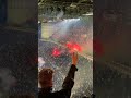 Benfica throws flares into the stands of inter fans #benfica#inter#interbenfica#flare#sansiro#pyro