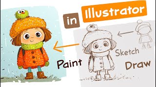 ADOBE ILLUSTRATOR DRAWING & PAINTING- Vector Sketch & Illustration