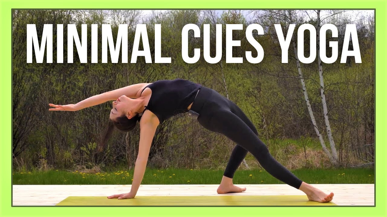 30 Min Intermediate Vinyasa Yoga - MINIMAL CUES - YouTube