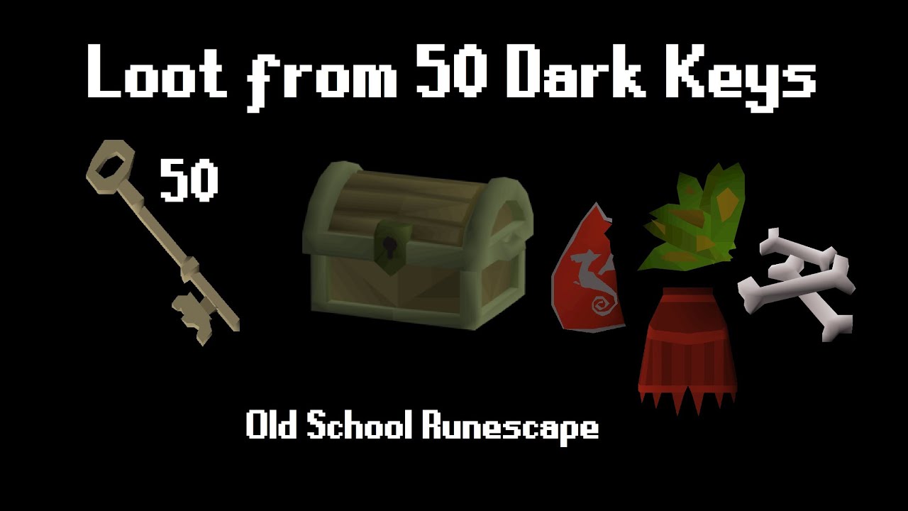 Loot From 50 Dark Keys On Isle Of Souls I Old School Runescape Loot ...