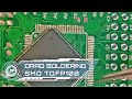 Cara Melepas IC SMD Tanpa Merusak Dan Menyolder Lagi di PCB Lain / DRAG SOLDERING ATMEGA2560