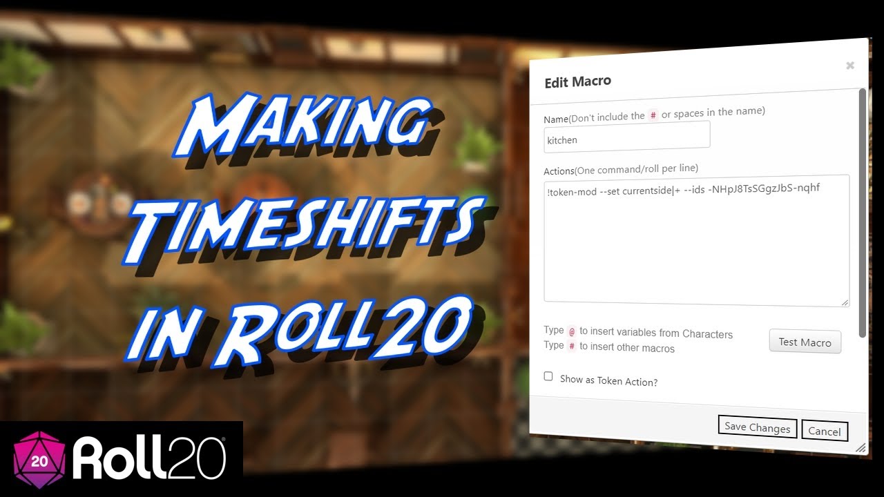 Making Timeshifts In Roll20 Youtube