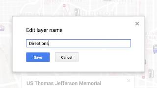 Adding Driving Directions To A Google My Map Great For Field Trips