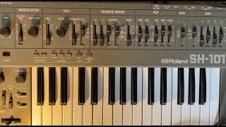 ROLAND SH-101: First Jam with Dreadbox Nymphes, Korg Prologue and Erica Synths LXR Drums