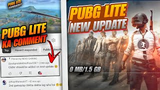 PUBG Lite New Update 🔥 Glider Coming Soon?! @NEXG_GAMING