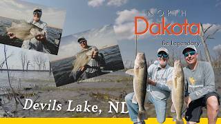 Devils Lake Walleyes in 40 MPH Wind! (Johnny Candle + Al Lindner Break It Down)