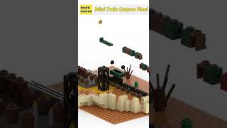 BRICK BRICKS | Custom Model | Mini Train Canyon Final | Speed Build