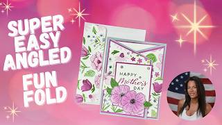 Easy Angled Fun Fold Card Tutorial | Fun Fold Card Ideas for Beginners