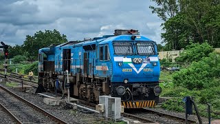 KJM Bleed Blue || KJM WDP4D with 19302 YPR-DABN Weekly Express