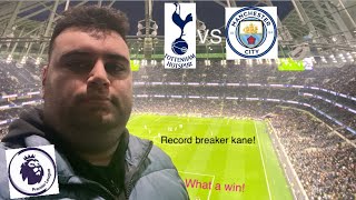 Tottenham vs Man City vlog! Harry Kane breaks another record! What a win!