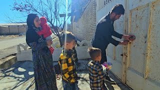 Babak's family visits the cattle farm and Narges' satisfaction with the land