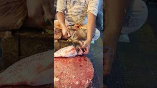 Fast Tilapia Fish Cutting Skills In Bangladesh Fish Market By Expert Cutter #shorts