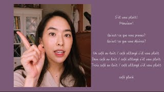 🇫🇷프랑스여행중 카페에서 유용한 표현 배워보기☕️+동사공부(초급4편) | Bonne Nuit 본뉘