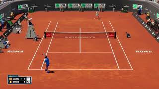 R. Nadal vs Z. Bergs [Roma 24]| R1 | AO Tennis 2 Gameplay #aotennis2 #AO2