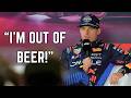 Max Verstappen Interviews But He Gets Increasingly Drunk After Winning 4th World Title