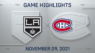 NHL Highlights | Kings vs. Canadiens - Nov. 9, 2021