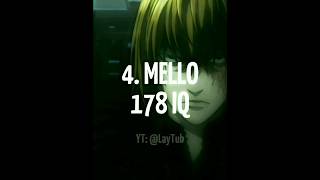 SMARTEST DEATH NOTE CHARACTERS #deathnote #edit #kira #lightyagami #llawliet #mello #near