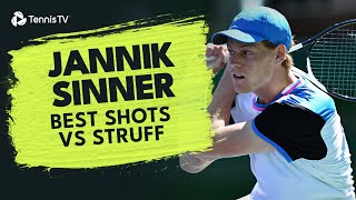 Jannik Sinner's Best Shots vs Jan-Lennard Struff | Indian Wells 2024