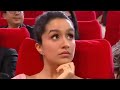 Her reaction when her name was announced💜|Shraddha kapoor