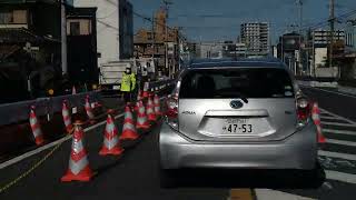 市川市八幡3丁目～千葉街道～京成菅野駅入口～市川広小路～市川橋～一里塚～小岩サンロード～JR総武線小岩駅南口 ロータリー～小岩昭和通り～柴又街道  2023年02月22日(水)09時26分