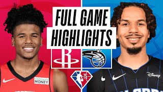 ROCKETS at MAGIC | FULL GAME HIGHLIGHTS | February 25, 2022