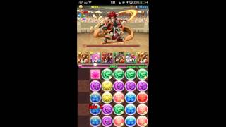 【パズドラ】第22回チャレンジダンジョンLv.5　覚醒ラーpt