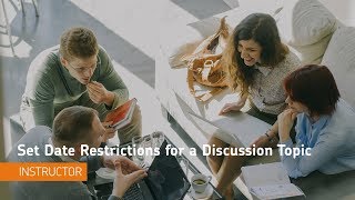 Pulse Dates - Set Date Restrictions for a Discussion Topic - Instructor