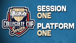 2025 USA Powerlifting Midwest Collegiate Cup Series - Session 1 Platform 1