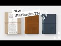 Unboxing NEW Starbucks Reserve Roastery Traveler's Notebook Passport Size + Camel Comparison