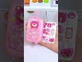 🌸🍭🌸做个迷你粘土草莓熊旅行箱，💕🧁💕 kawaii diy unboxing 手帳💕🧁💕