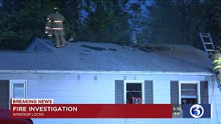 VIDEO: Firefighters respond to house fire in Windsor Locks