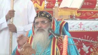 Sermon by HH Catholicos at Pampady Perunnal 2013.