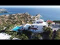 bellevue village in the centre of crete over ligaria beach next to agia pelagia.