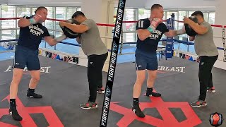 CANELO ALVAREZ UNLOADS UPPERCUTS AND HOOKS DURING TRAINING IN MEXICO PREPARING FOR NEXT FIGHT