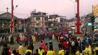 2015屏東南州乙未正科迎王平安祭典-- 王船繞境(返回代天府)Wang ye boat  around the Nanzhou township