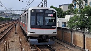 東急東横線5050系5160F各駅停車元町・中華街行き多摩川駅到着(2023/7/14)