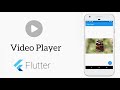 Video Player in Flutter | Flutter Tutorials | Flutter by Google | #Flutter | #CodeStudio