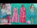 4 Minutes Satisfying with Unboxing Barbie Fashion Doll Wardrobe Collection | ASMR