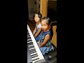 學生若衡、若雅鋼琴四手聯彈演奏【踩到貓兒】 student piano