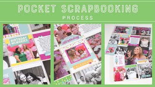 Easy Pocket Scrapbooking Process